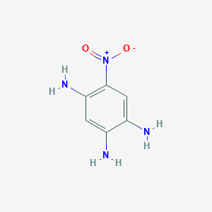 molecular formula C6H8N4O2 B1623324 5-Nitrobenzene-1,2,4-triamine CAS No. 6635-35-4