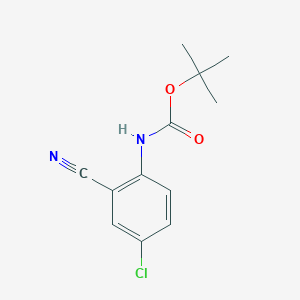 (4-Chloro-2-cyano-phenyl)-carbamic acid tert-butyl ester