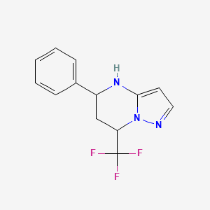5-Phenyl-7-(trifluoromethyl)-4,5,6,7-tetrahydropyrazolo[1,5-a]pyrimidine