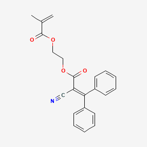 2-[(2-Methyl-1-oxoallyl)oxy]ethyl 2-cyano-3,3-diphenylacrylate
