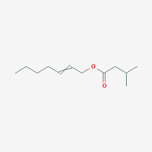 molecular formula C12H22O2 B1623367 Hept-2-enyl 3-methylbutanoate CAS No. 253596-70-2