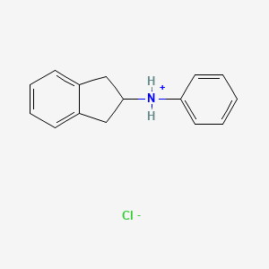 (2,3-Dihydro-1H-inden-2-yl)(phenyl)ammonium chloride