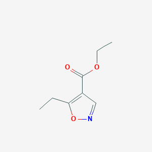 molecular formula C8H11NO3 B162339 Ethyl-5-ethyl-isoxazole-4-carboxylate CAS No. 134540-94-6