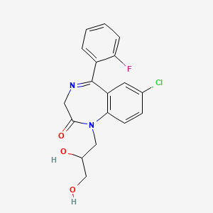 molecular formula C18H16ClFN2O3 B1623392 Proflazepam CAS No. 52829-30-8