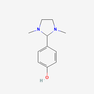 Phenol, p-(1,3-dimethyl-2-imidazolidinyl)-
