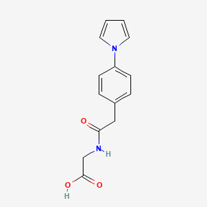 Glycine, N-((p-(1-pyrrolyl)phenyl)acetyl)-
