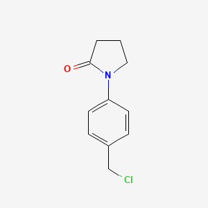 1-[4-(Chloromethyl)phenyl]pyrrolidin-2-one
