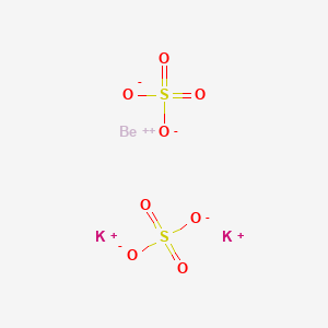 molecular formula BeK2O8S2 B1623429 Beryllium potassium sulfate CAS No. 53684-48-3