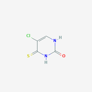 B1623470 2(1H)-pyrimidinone, 5-chloro-3,4-dihydro-4-thioxo- CAS No. 63331-62-4