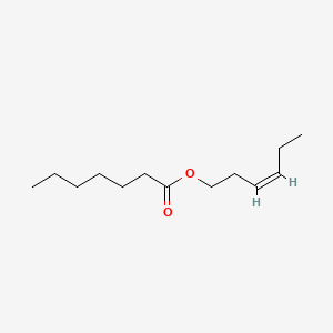 molecular formula C13H24O2 B1623477 cis-3-Hexenyl heptanoate CAS No. 61444-39-1