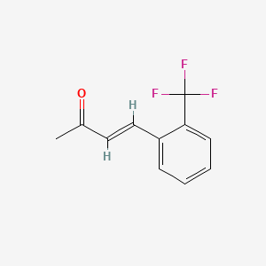molecular formula C11H9F3O B1623480 4-(2-Trifluoromethylphenyl)but-3-en-2-one CAS No. 76293-37-3