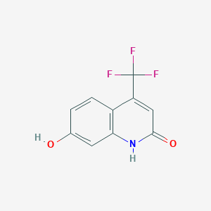 molecular formula C10H6F3NO2 B1623481 2,7-Dihydroxy-4-trifluoromethylquinoline CAS No. 73496-29-4