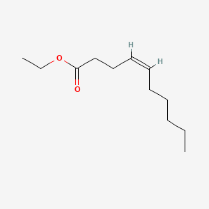 molecular formula C12H22O2 B1623482 Ethyl (Z)-4-decenoate CAS No. 7367-84-2