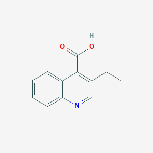 molecular formula C12H11NO2 B162353 3-Ethylquinoline-4-carboxylic acid CAS No. 1873-52-5