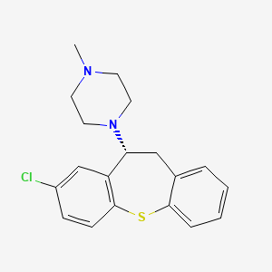 molecular formula C19H21ClN2S B1623531 Clorotepine, (R)- CAS No. 41931-05-9