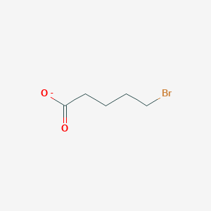 molecular formula C5H8BrO2- B1623534 3-Bromopropylacetate CAS No. 592-33-6