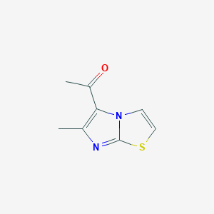 molecular formula C8H8N2OS B1623536 1-(6-Methylimidazo[2,1-b][1,3]thiazol-5-yl)ethanone CAS No. 57738-11-1