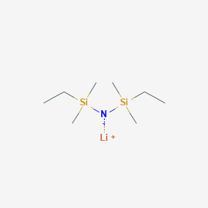 molecular formula C8H22LiNSi2 B1623538 Lithium bis(dimethylethylsilyl)amide CAS No. 300585-49-3