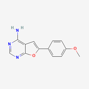 B1623547 6-(4-Methoxyphenyl)furo[2,3-d]pyrimidin-4-amine CAS No. 453590-24-4