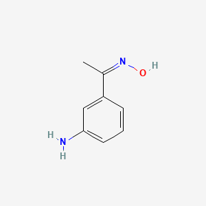 molecular formula C8H10N2O B1623552 3'-Aminoacetophenone oxime CAS No. 6011-18-3