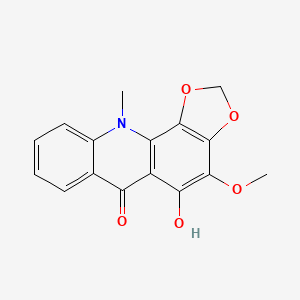 molecular formula C16H13NO5 B1623561 Normelicopine CAS No. 517-76-0