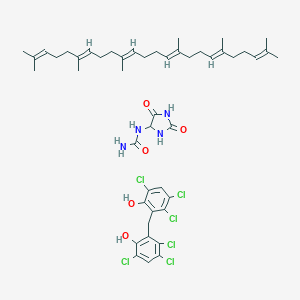 molecular formula C47H62Cl6N4O5 B162357 Dermalex CAS No. 132316-37-1