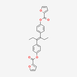 molecular formula C28H24O6 B1623581 Furostilbestrol CAS No. 549-40-6