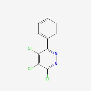 molecular formula C10H5Cl3N2 B1623589 3,4,5-Trichloro-6-phenylpyridazine CAS No. 51448-00-1