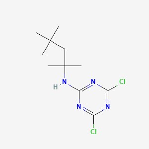 4,6-Dichloro-N-(1,1,3,3-tetramethylbutyl)-1,3,5-triazin-2-amine