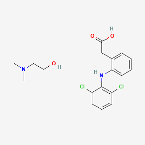 molecular formula C18H22Cl2N2O3 B1623603 Diclofenac deanol CAS No. 81811-14-5