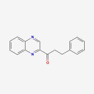 3-Phenyl-1-quinoxalin-2-yl-propan-1-one