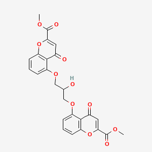 molecular formula C25H20O11 B1623611 EINECS 257-223-3 CAS No. 51471-26-2
