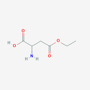 molecular formula C6H11NO4 B1623627 L-Aspartic acid 4-ethyl ester CAS No. 4070-43-3
