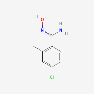 4-Chloro-N-hydroxy-2-methylbenzamidine