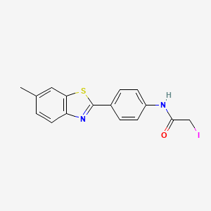 2-[4-(Iodoacetamido)phenyl]-6-methylbenzothiazole