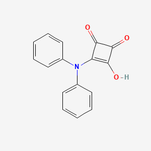 3-Cyclobutene-1,2-dione, 3-(diphenylamino)-4-hydroxy-