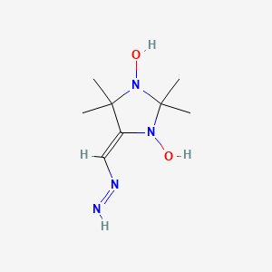 [(Z)-(1,3-dihydroxy-2,2,5,5-tetramethylimidazolidin-4-ylidene)methyl]diazene