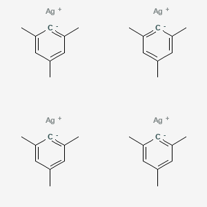 Tetrasilver;1,3,5-trimethylbenzene-6-ide