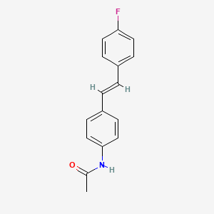 trans-4-Acetamido-4'-fluorostilbene
