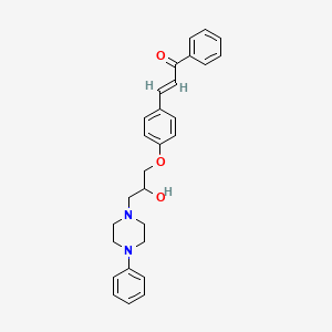 4'-(2-Hydroxy-3-(4-phenylpiperazinyl)propoxy)chalcone