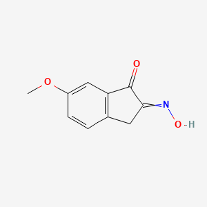 molecular formula C10H9NO3 B1623685 2-羟亚氨基-6-甲氧基-3H-茚-1-酮 CAS No. 24077-98-3