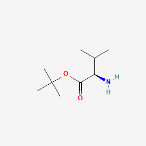 B1623687 (R)-tert-Butyl 2-amino-3-methylbutanoate CAS No. 21691-52-1