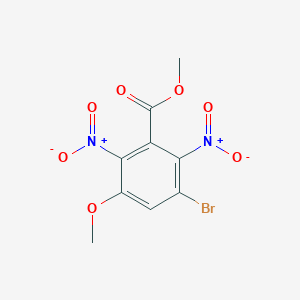 molecular formula C9H7BrN2O7 B1623690 Methyl 3-bromo-5-methoxy-2,6-dinitrobenzoate CAS No. 56709-74-1