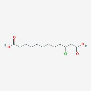 molecular formula C12H21ClO4 B1623694 3-chlorododecanedioic Acid CAS No. 37443-68-8