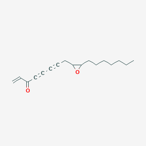 molecular formula C17H22O2 B1623702 8-[(2R,3S)-3-Heptyl-2-oxiranyl]-1-octene-4,6-diyn-3-one CAS No. 126146-63-2