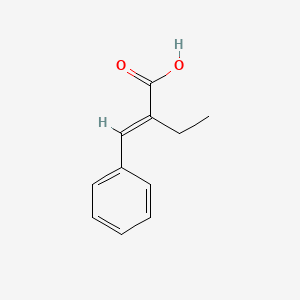 molecular formula C11H12O2 B1623704 (2E)-2-(phenylmethylidene)butanoic acid CAS No. 620-78-0