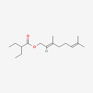 molecular formula C16H28O2 B1623710 Geranyl-2-ethylbutyrate CAS No. 73019-14-4