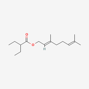 Geranyl 2-ethylbutyrate