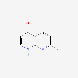 molecular formula C9H8N2O B1623713 7-methyl-1,8-naphthyridin-4-ol CAS No. 49655-73-4