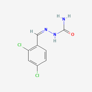 molecular formula C8H7Cl2N3O B1623721 2,4-Dichlorobenzaldehyde semicarbazone CAS No. 62036-34-4
